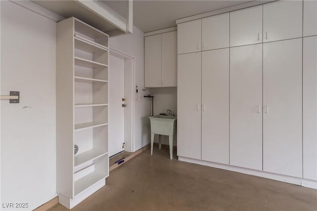 closet featuring a sink