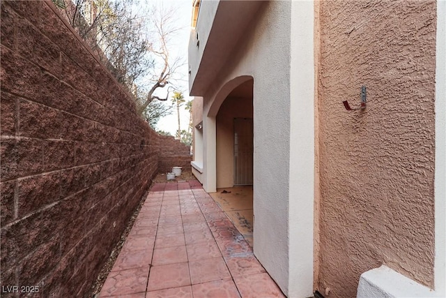 view of property exterior featuring stucco siding