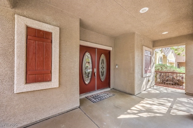 1332 Cedar Berry Ct, Henderson, NV 89012 - doorway to property with stucco siding