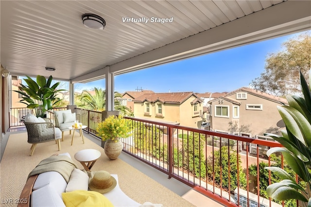 1332 Cedar Berry Ct, Henderson, NV 89012 - balcony featuring a residential view