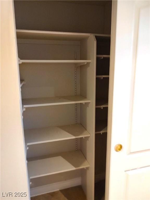 view of closet