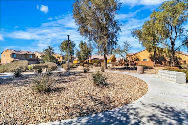 view of home's community with a residential view