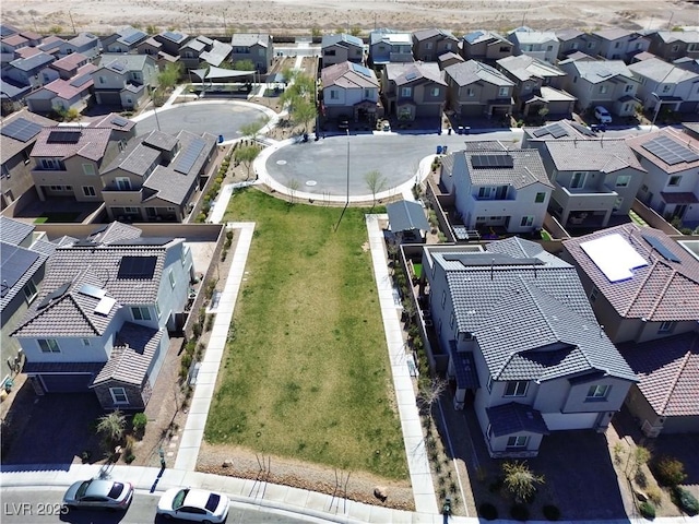 aerial view featuring a residential view