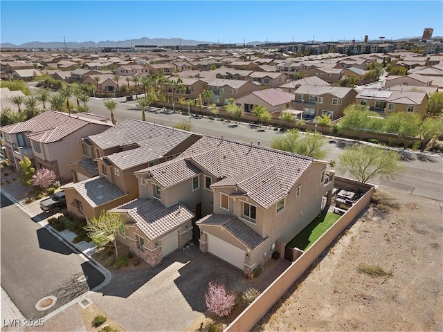 birds eye view of property featuring a residential view