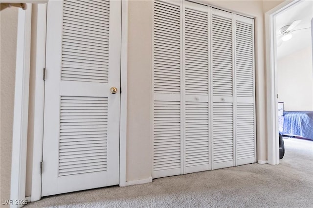 interior details featuring carpet floors