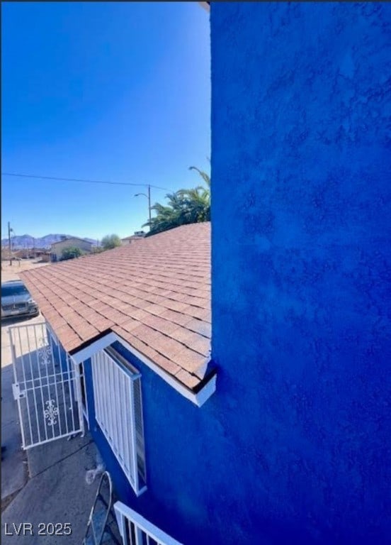 details with roof with shingles