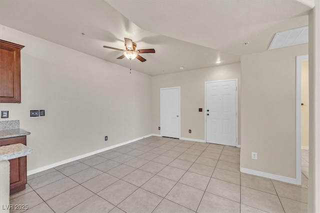 3550 Bay Sands Dr Unit 2087, Laughlin, NV 89029 - spare room with ceiling fan, light tile patterned flooring, and baseboards