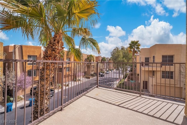 view of gate with a residential view