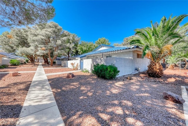 view of property exterior featuring stucco siding