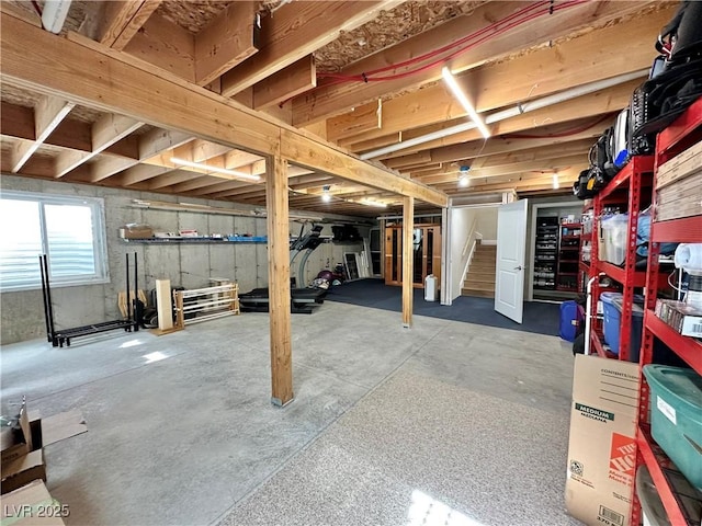 5208 Blue Desert Trl, Caliente, NV 89008 - below grade area featuring stairs