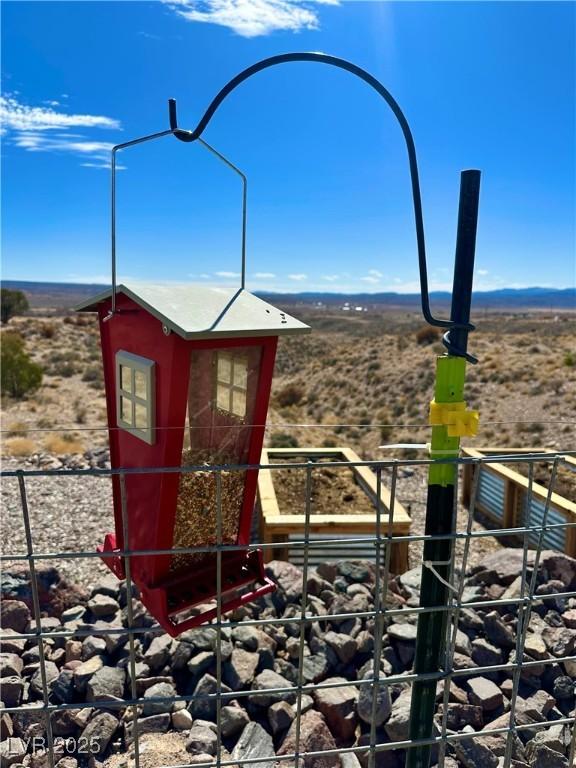 5208 Blue Desert Trl, Caliente, NV 89008 - view of jungle gym featuring an outbuilding and fence