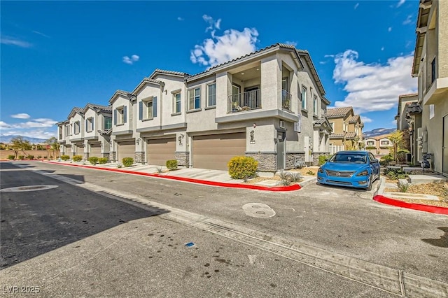 exterior space with a residential view