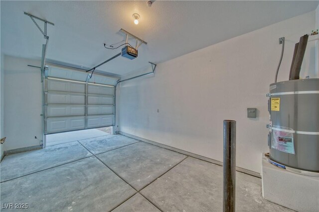 384 E Erin St Unit 3, Pahrump, NV 89048 - garage featuring water heater and a garage door opener