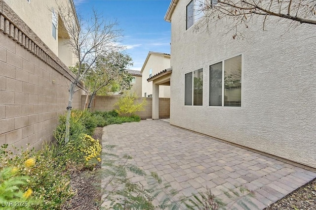 view of patio / terrace with a fenced backyard