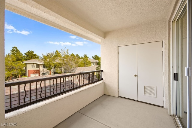 balcony with visible vents