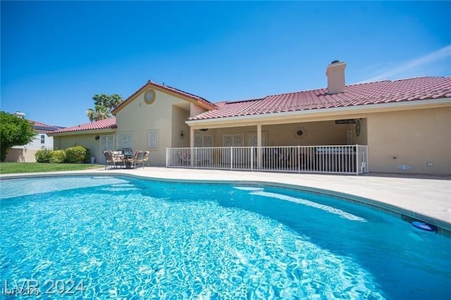 pool featuring a patio