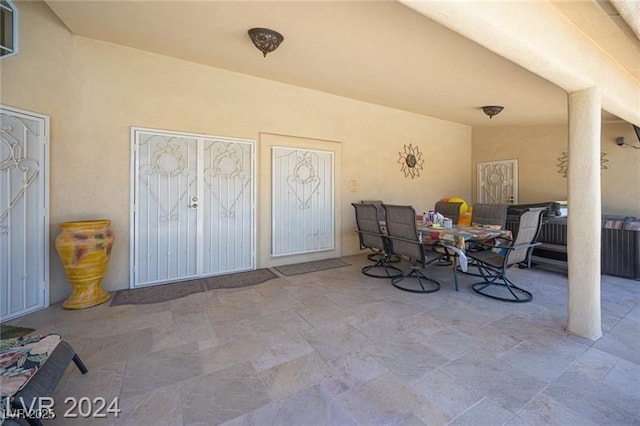 view of patio / terrace featuring outdoor dining area