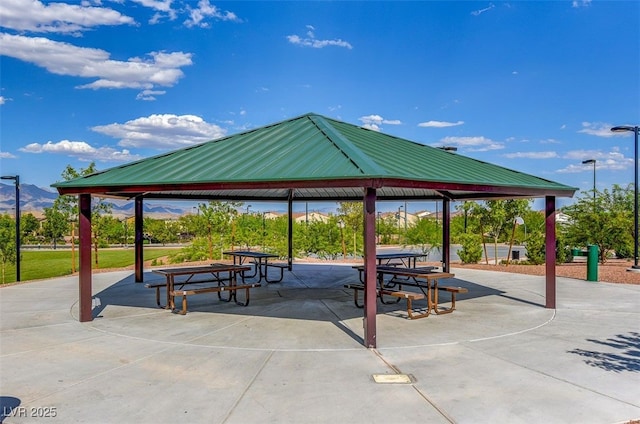 view of home's community with a gazebo