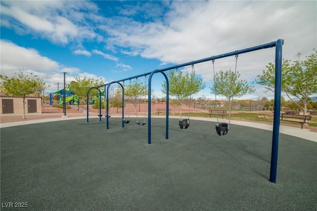 view of community playground