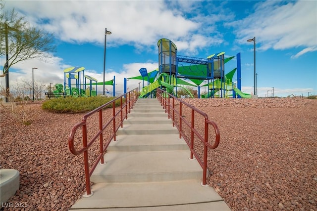 view of communal playground