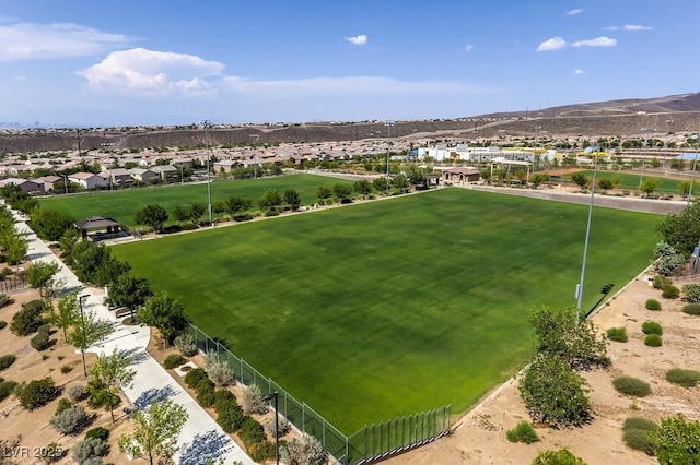 birds eye view of property featuring a residential view