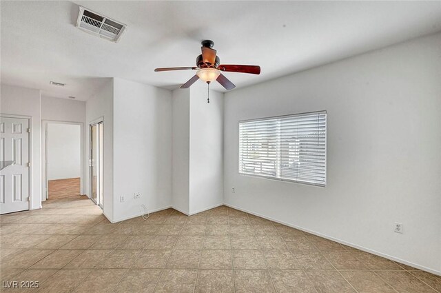 4020 Smokey Fog Ave Unit 201, North Las Vegas, NV 89081 - empty room featuring ceiling fan and baseboards