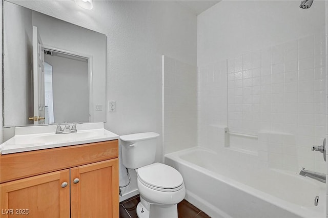 4020 Smokey Fog Ave Unit 201, North Las Vegas, NV 89081 - full bathroom with toilet, vanity, and shower / bathtub combination