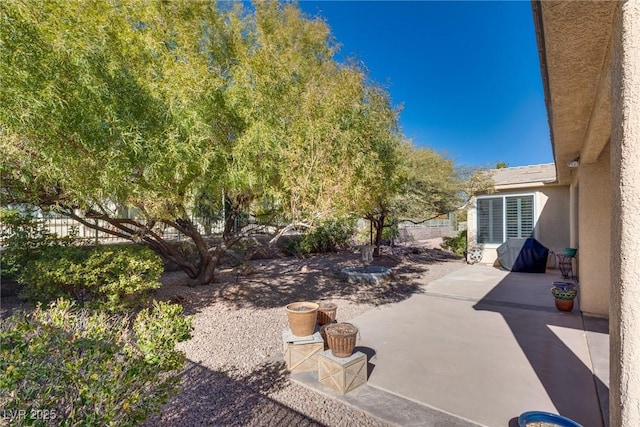 view of patio / terrace with fence