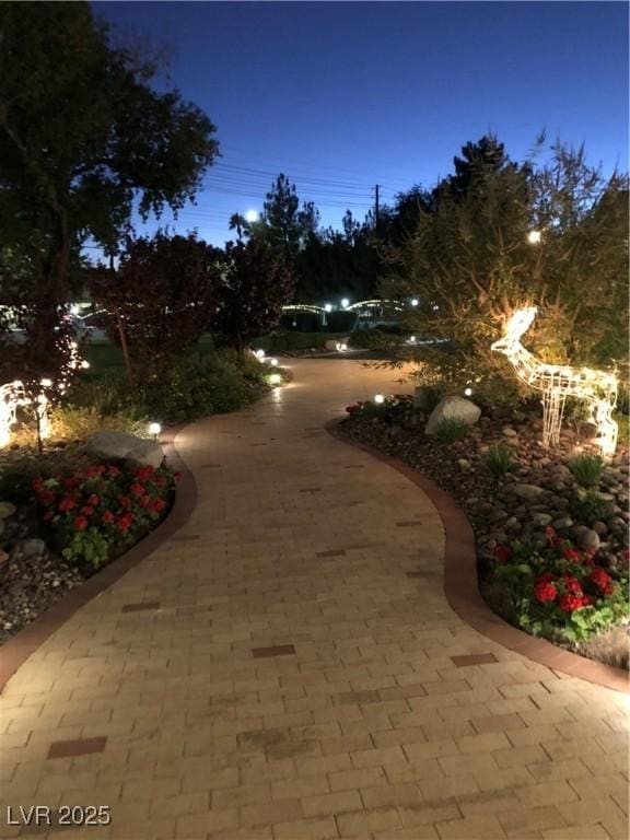 view of community featuring a patio area