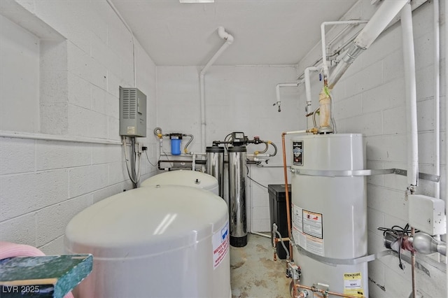 utilities with strapped water heater