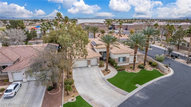 bird's eye view featuring a residential view