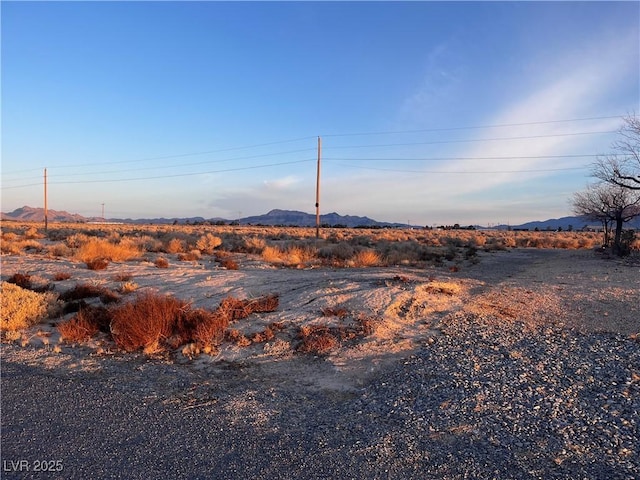 view of mountain feature