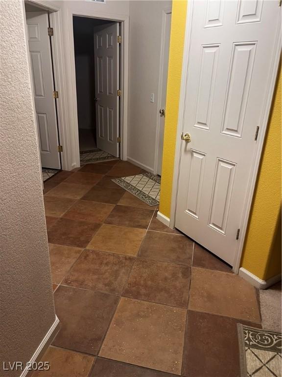 hallway with baseboards