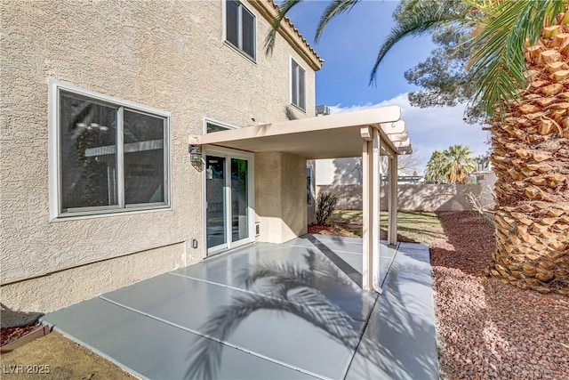 view of patio / terrace with fence