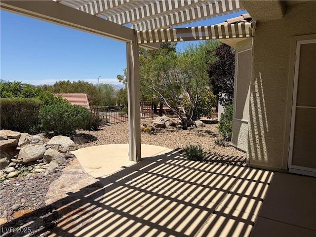 2715 Riceville Dr, Henderson, NV 89052 - view of patio / terrace featuring a pergola