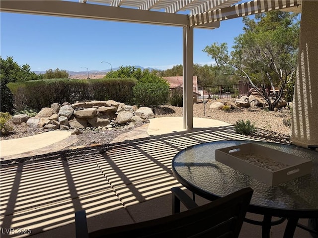 2715 Riceville Dr, Henderson, NV 89052 - view of patio featuring a pergola