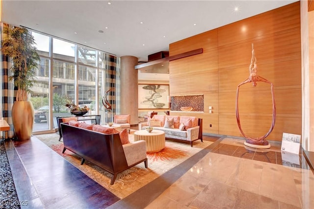 3750 Las Vegas Blvd Unit 2711, Las Vegas, NV 89158 - lobby with expansive windows and a towering ceiling