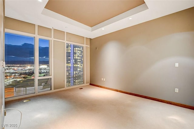 3750 Las Vegas Blvd Unit 2711, Las Vegas, NV 89158 - carpeted spare room with a raised ceiling and baseboards