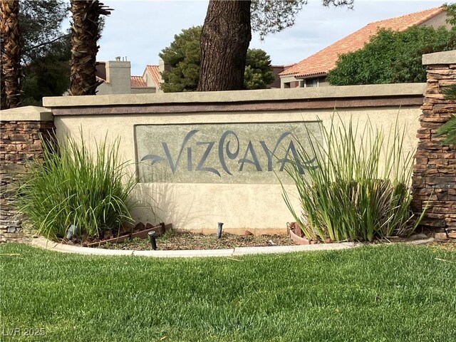 5044 S Rainbow Blvd Unit 106, Las Vegas, NV 89118 - community / neighborhood sign featuring a lawn