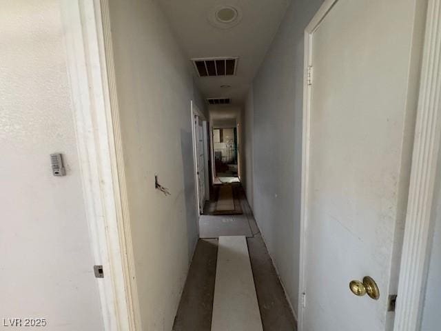 hallway featuring visible vents