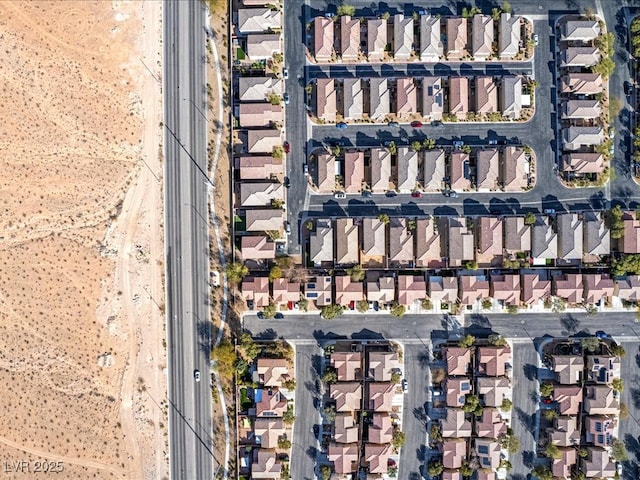 bird's eye view featuring a residential view