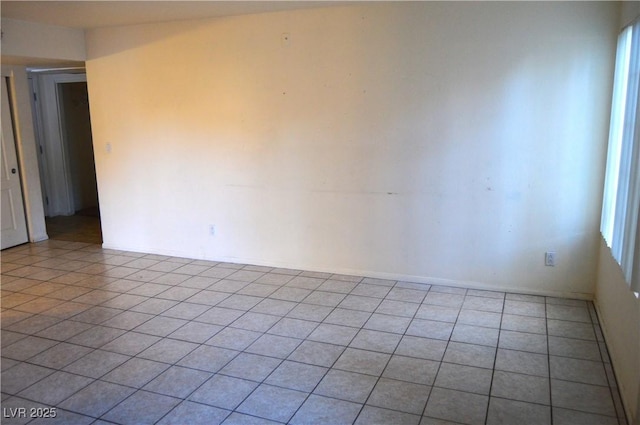 view of tiled empty room