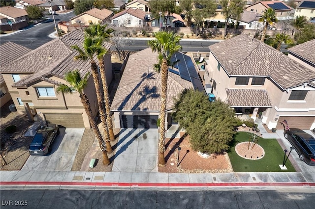 bird's eye view featuring a residential view