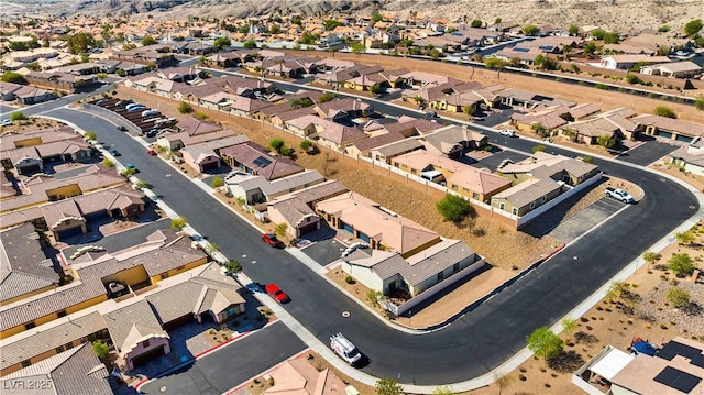 bird's eye view featuring a residential view