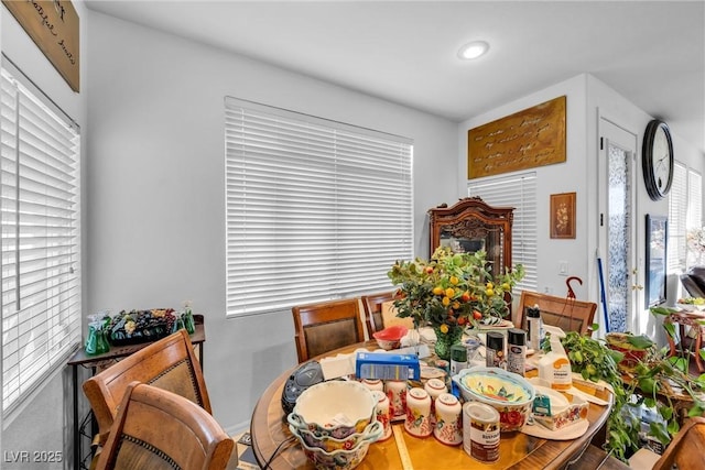 view of dining space