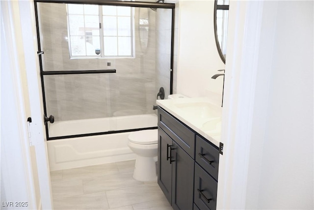 1624 N Torrey Pines Dr Unit 101, Las Vegas, NV 89108 - bathroom with vanity, toilet, and shower / washtub combination