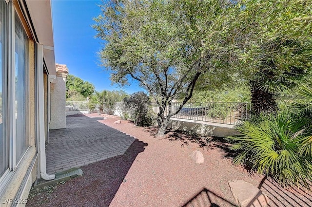 view of patio / terrace featuring a fenced backyard