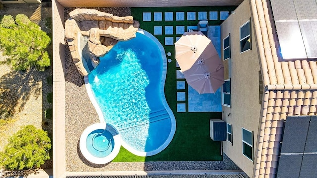 view of pool