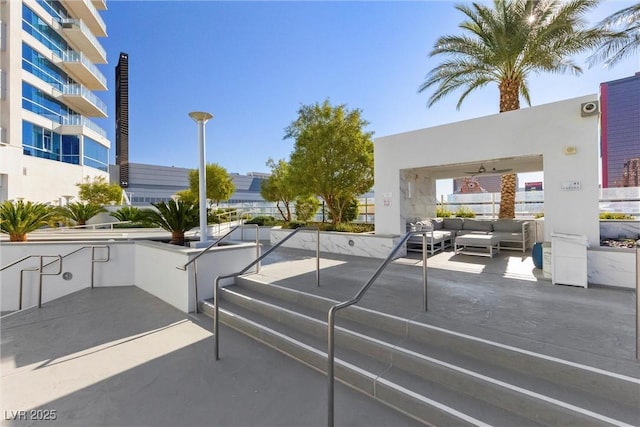 2700 Las Vegas Blvd Unit 1202, Las Vegas, NV 89109 - view of patio / terrace featuring an outdoor hangout area