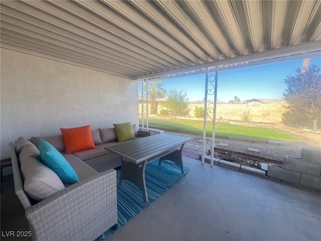 4194 Greenpoint St, Las Vegas, NV 89147 - view of patio with outdoor lounge area